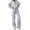 Light Gray, variant on Sweatsuits Women 2 Piece Outfit Jogger Set Sweatshirt Top and Loose Fit Wide Leg Pants Tracksuit Set Trouser Suit Casual Fitness Set Sports Suit Valentine's Day