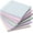 Multicolor, variant on Mr. Pen- Lined Sticky Notes 3x3, 6 Pads, 45 Sheet/Pads, Pastel Colors, Sticky Notes with Lines