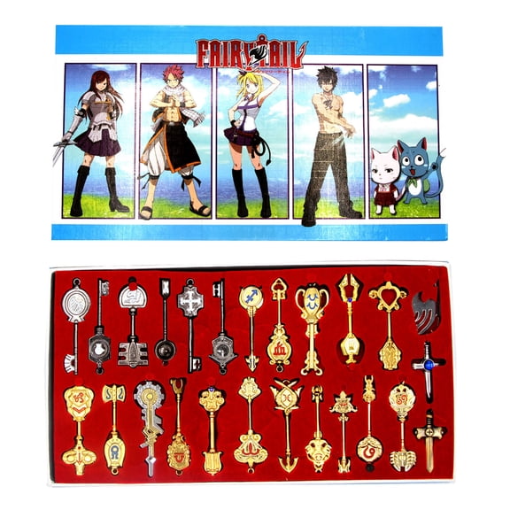 Zodiac Spirit Key - Fairy Tail Necklace & Keychain 24 pc. Pendant