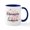 White/Navy Inside, variant on CafePress - Veterinarian Technician Artistic Job Design W Mugs - 11 oz Ceramic Mug - Novelty Coffee Tea Cup