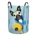 thumbnail image 2 of Gaeub French Bulldog Dog in a Bathtub Dirty Clothes Storage Basket, Toy Storage Bin for Storing Clothing, Diapers, Toys - Medium, 2 of 8