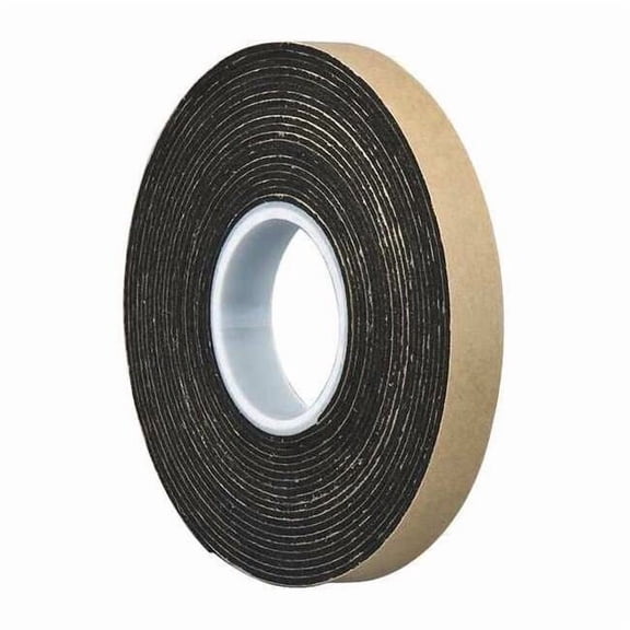 3m Foam Tape, Black, 5 yd L, 2 in W 4496
