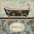 thumbnail image 3 of Audit, Lisa 15x15 Black Modern Framed Museum Art Print Titled - Bathroom Bliss I, 3 of 5
