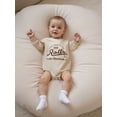 thumbnail image 3 of BemeyourBBs Baby Boy Girl Thanksgiving Romper Letter Print Long Sleeve Jumpsuit, 3 of 9
