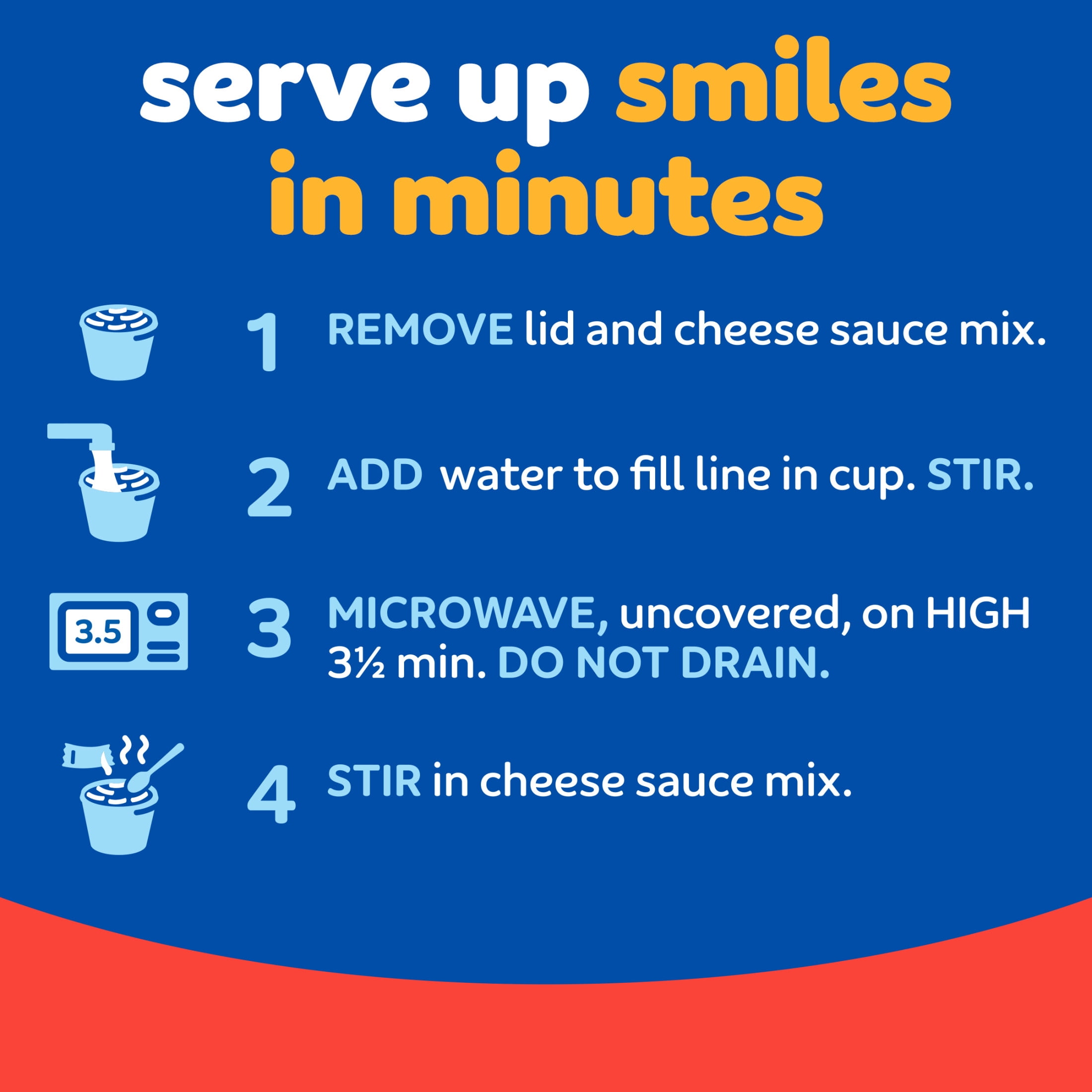 Kraft Mac and Cheese, 1 Big Cup, for Easy Dinner or Dinner Sides, Triple Cheese, No Artificial Flavors, Preservatives or Dyes, 4.1 oz