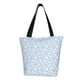 thumbnail image 1 of Balery Gray White Floral Bolsa de Hombro con Diseño, Bolsa Grande y Duradera, Bolsa Versátil para Compras, 1 of 6