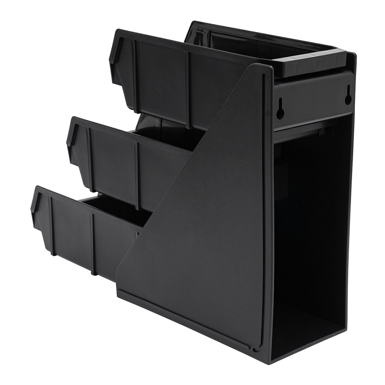 Six-Compartment Serve Condiment Bin, Multifunctional Organizer for Bar, Kitchen, and Café, Wall-Mountable or Countertop Storage