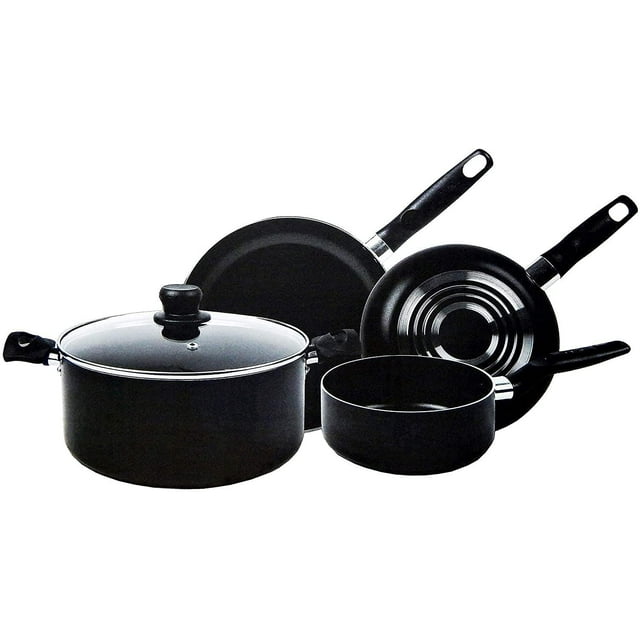 BATERIA DE COCINA INICIA 5 PIEZAS NEGRA T-fal 58137/00
