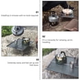 thumbnail image 5 of DRAFIDEEP Lightweight Camping Table Portable and Resistant to Stress 1Pack 11.7x8.3x3.1in, 5 of 8
