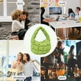 thumbnail image 7 of Kukuzhu Small Quilted Tote Bag for Women, Soft Puffer Tote Bag Lightweight Designer Pleated Hobo Bags Handbag Puff Bags, 7 of 7