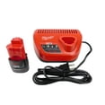 thumbnail image 2 of Milwaukee 3/8" Ratchet Kit 2457-21 12V Cordless Includes Battery Charger Kit, 2 of 7