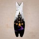 thumbnail image 1 of Women's Casual Bohemian Halloween Print Loose Large Size Casual Sleeveless Strappy Jumpsuit, 1 of 4
