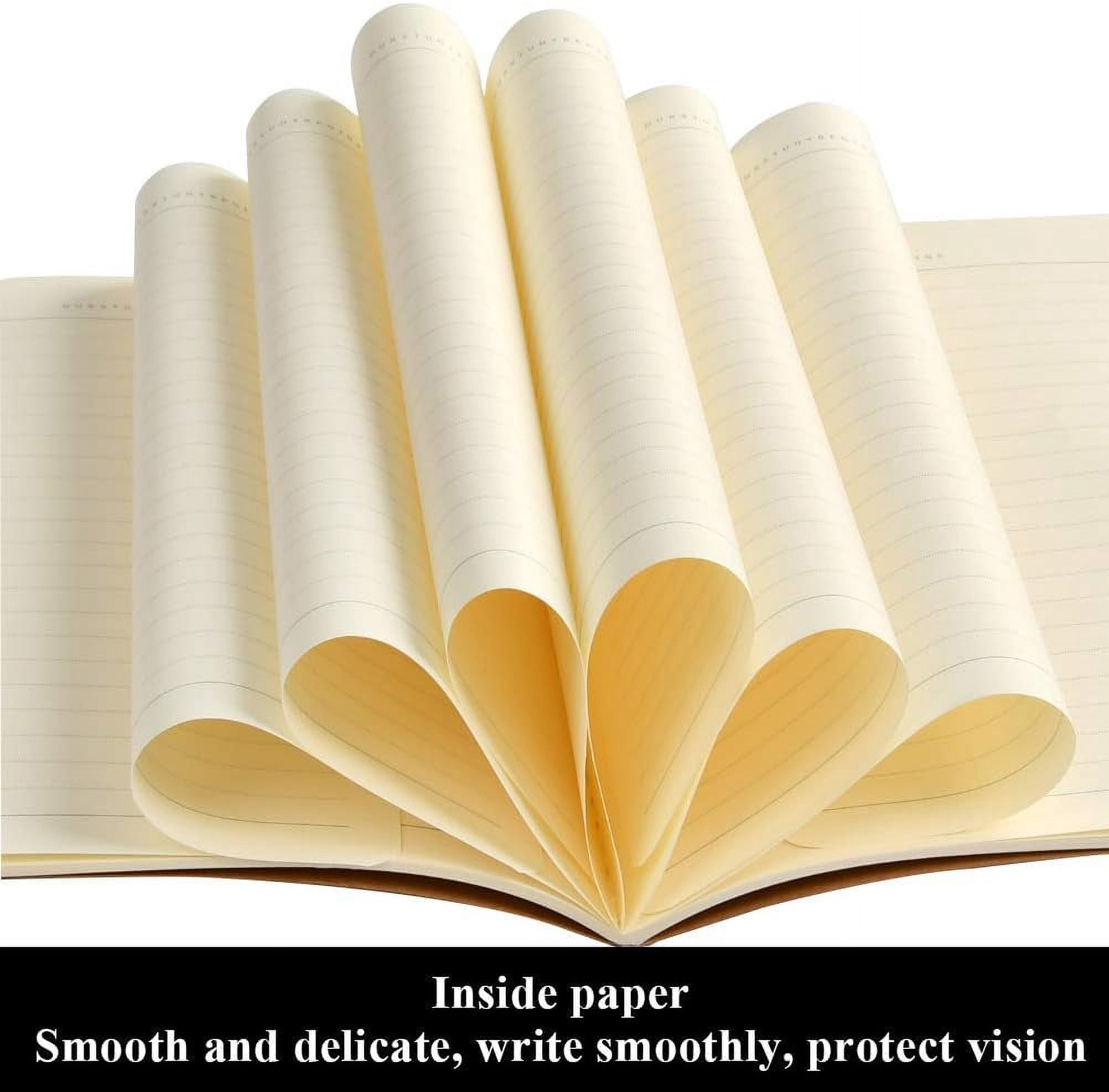 8 Pcs A5 Kraft Paper Notebooks,Journal Softcover Notebooks,5.5 x 8.3 Inch Lined 60 Pages 30 Sheets Memo Note Pad, Travel Journal Set,Notebook Journals for Travelers, Students and Office Supplies