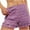 Purple, variant on Besolor Womens Ruffle Lace Trim Bloomers Smocked Mini Shorts Cute Frill Ruched Pj Bottoms Pajama Shorts Sleepwear