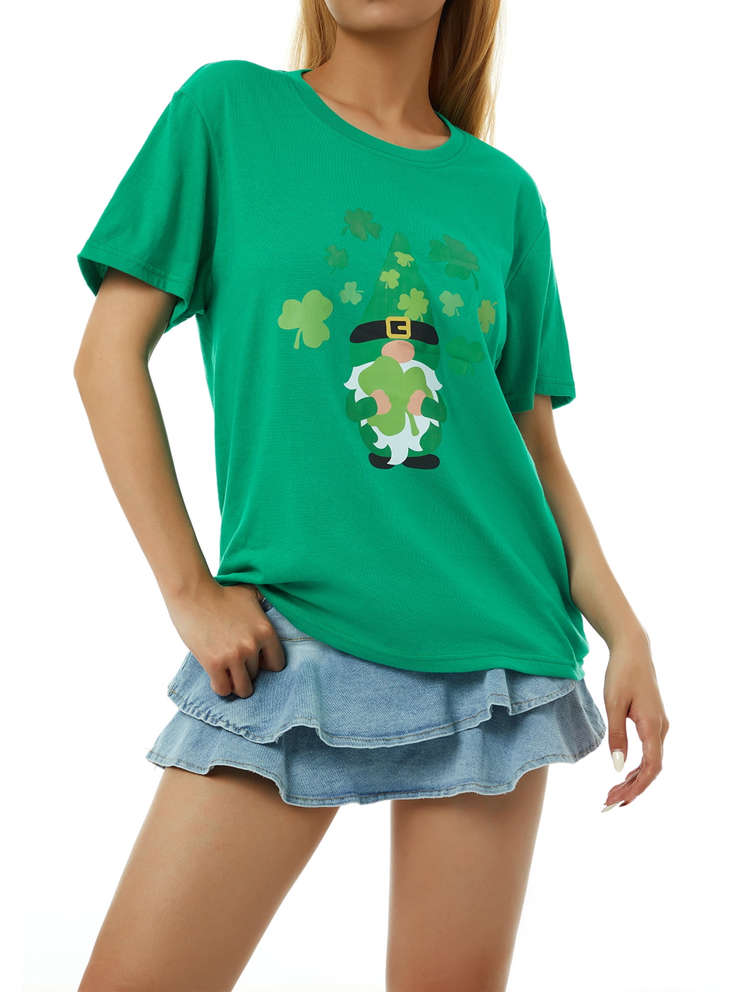 green graphic tees