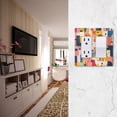 thumbnail image 5 of Yayeee Rocker Switch Wall Plate 2-Gang 4.7"x4.6" Home Decorative Outlet Cover, Art Geometric, 5 of 6