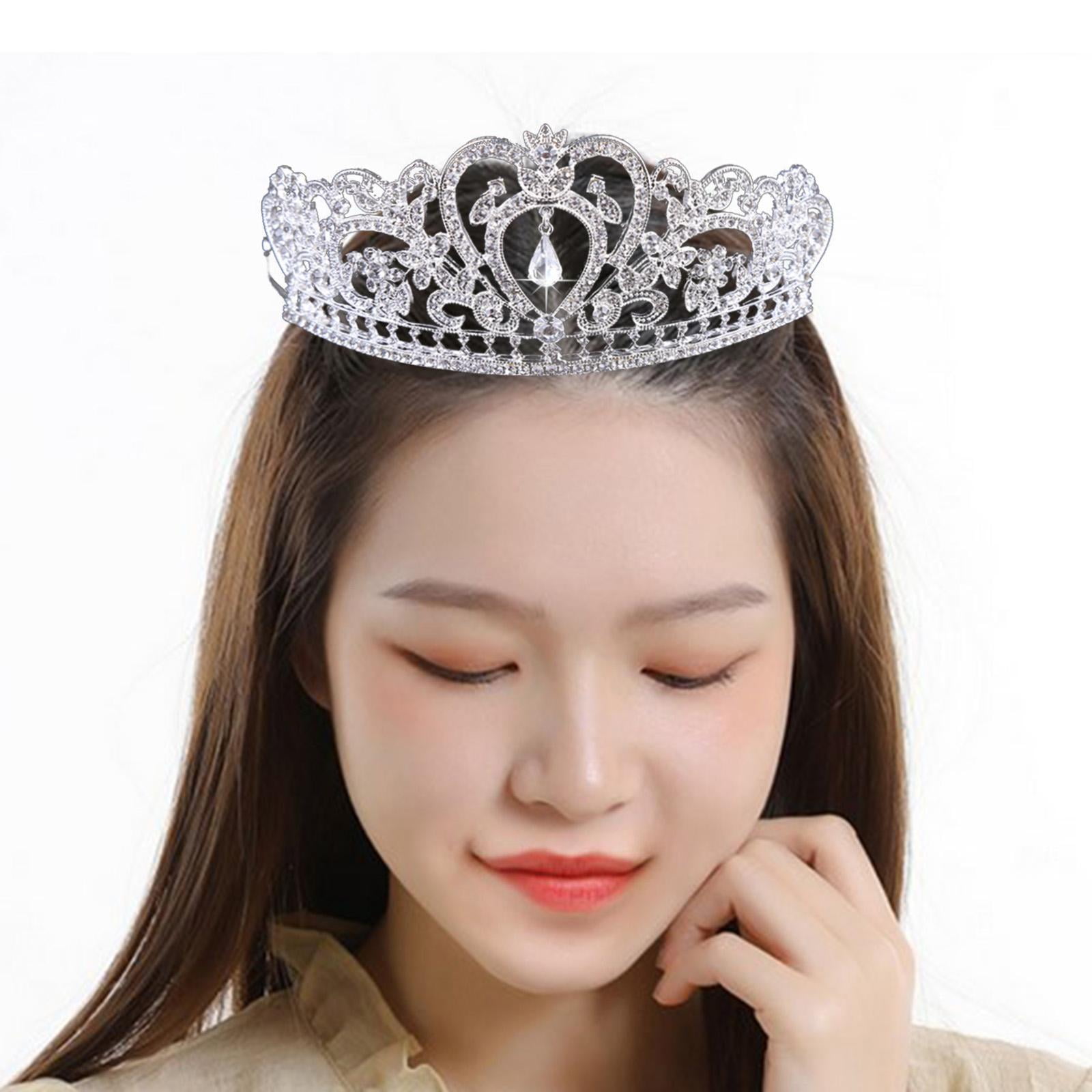 Tiara Crown for Wedding and Party Jeweled Costume, Hair Accessories
