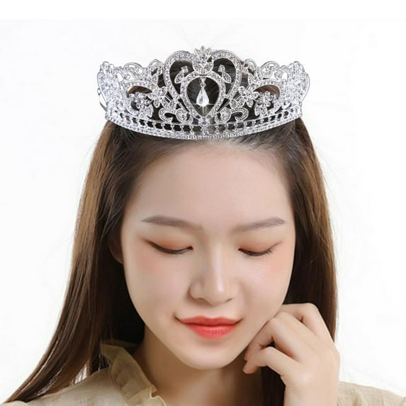 Tiara Crown for Wedding and Party Jeweled Costume, Hair Accessories , Tiaras Princess Crown ,for Bridal, for Halloween Prom Party Style E