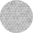 thumbnail image 1 of Ahgly Company Indoor Round Patterned Dark Gray Area Rugs, 4' Round, 1 of 6