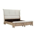 thumbnail image 2 of Higgins Street King Upholstered Wood Bed in Brown by Pulaski Furniture, 2 of 8