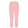 thumbnail image 4 of Qulqfy Womens Winter Leggings Christmas Pink Compression Leggings Pull On High Waisted Rhinestone Pants for Women, 4 of 5