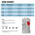 thumbnail image 3 of Bingfone Animal Bulldog1 Pattern Men's Tank Tops Workout Sleeveless Tee Shirts Running Beach Tanks for Men-Small, 3 of 4