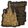thumbnail image 1 of Printtoo Souvenir St Basil Cathedral Moscow Gift Wooden Engraved Fridge Magnet, 1 of 1