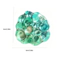 thumbnail image 3 of Squeeze Stress Ball Handmade Ice Moldable Slow Rising Fidget Toy Noisy Sensory Stress Relief Ball for Students Desk Office Green, 3 of 5