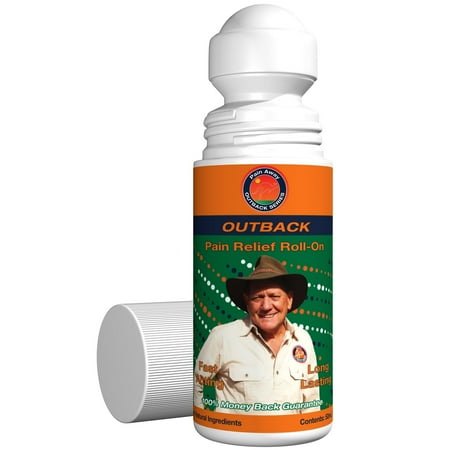 Outback All-Natural Pain Relief  50mL Roll-On (1.69 fl oz)  Topical Oil Chosen By Sufferers of Neuropathy, Arthritis, Fibromyalgia, Plantar Fasciitis, Back Pain, Sciatica, Tendonitis & Tennis (Best Shoes For Neuropathy Sufferers)