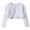 Light Blue, variant on UACY Girls Open Front Knit Cardigan, Long Sleeve Shrug Bolero Sweater with Button Closure for Toddlers and Kids
