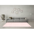 thumbnail image 3 of Ahgly Company Indoor Round Solid Red Modern Area Rugs, 8' Round, 3 of 4