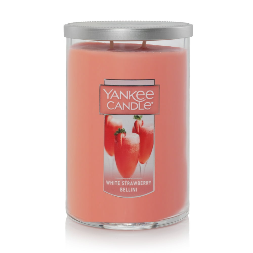 Yankee Candle White Strawberry Bellini Large 2Wick Tumbler Candle