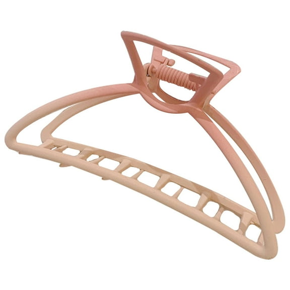 Supvox Thick Hair Barrettes for Women Pink Hair Claw Clip Comfortable Wearing 1Pcs