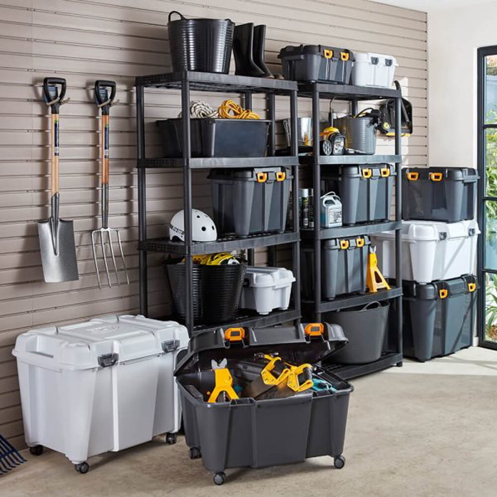 Ezy Storage Bunker 21 Gallon Heavy Duty Garage Storage Container