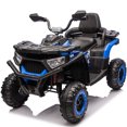 thumbnail image 5 of Sunnyfree 24V Kids Ride on ATV, 800W Ride on Toys with Parent Remote, 4 Wheeler Quad Car with Bluetooth Music, 3 Speeds, Spring Suspension, Blue, 5 of 8