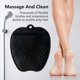 thumbnail image 4 of Cepillo grande para pies de ducha, cepillo de silicona para pies con ventosas antideslizantes, limpia, exfolia, circulación de pies y alivia los pies cansados (negro), 4 of 5