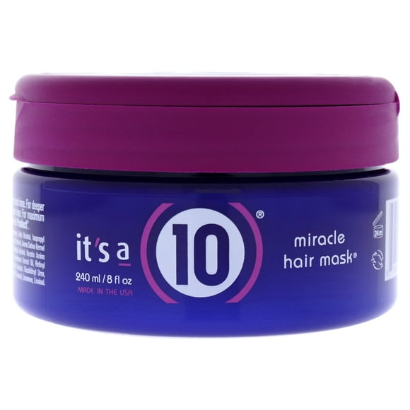 Mascarilla capilar Miracle de Its A 10 para unisex - Mascarilla de 8 oz Its A 10 Its A 10
