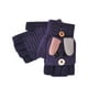 thumbnail image 4 of Wmhnj 1 par de guantes de invierno convertibles, mitones de punto sin dedos con tapa abatible para niños de 6 a 12 años, 4 of 8