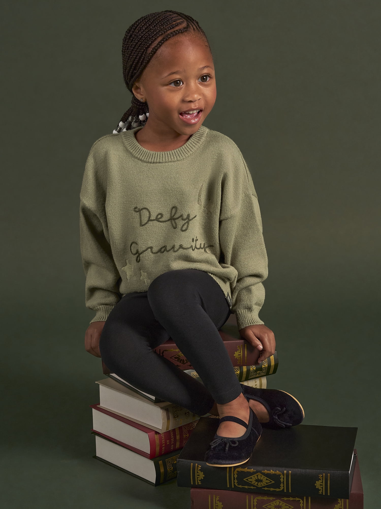 Modern Moments Toddler Girl Wicked Sweater, Sizes 12 Months - 5T