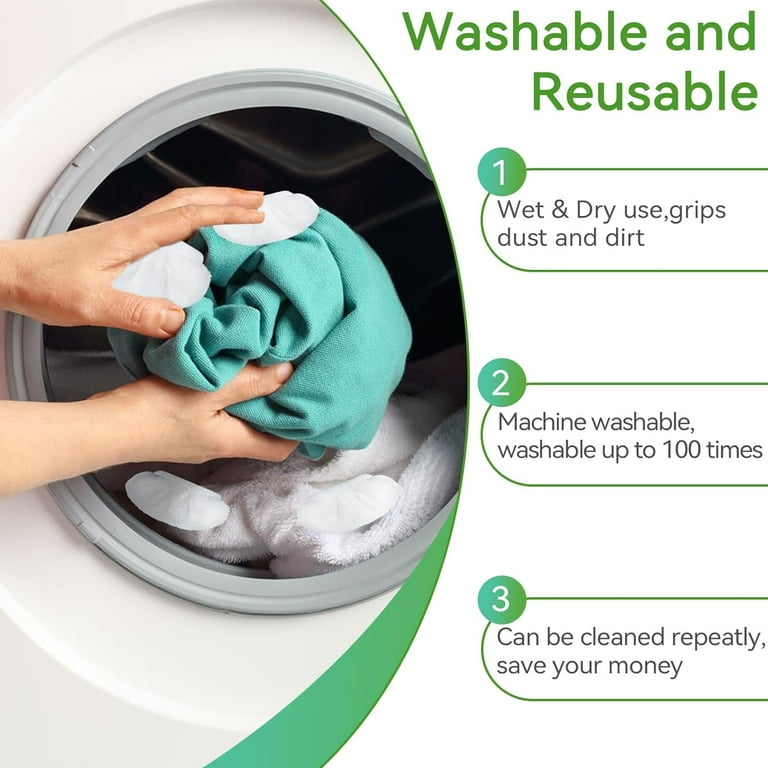 10-Pack Reusable Steam Cleaner Pads - Universal Fit For Bissell, Dupray, Wagner & More