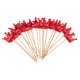thumbnail image 2 of 20pcs Cake Topper Sunnimix Fiesta de cumpleaños Cupcake Picks Rojo, 2 of 8