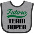 thumbnail image 3 of Inktastic Future Team Roper Boys Baby Bib, 3 of 4
