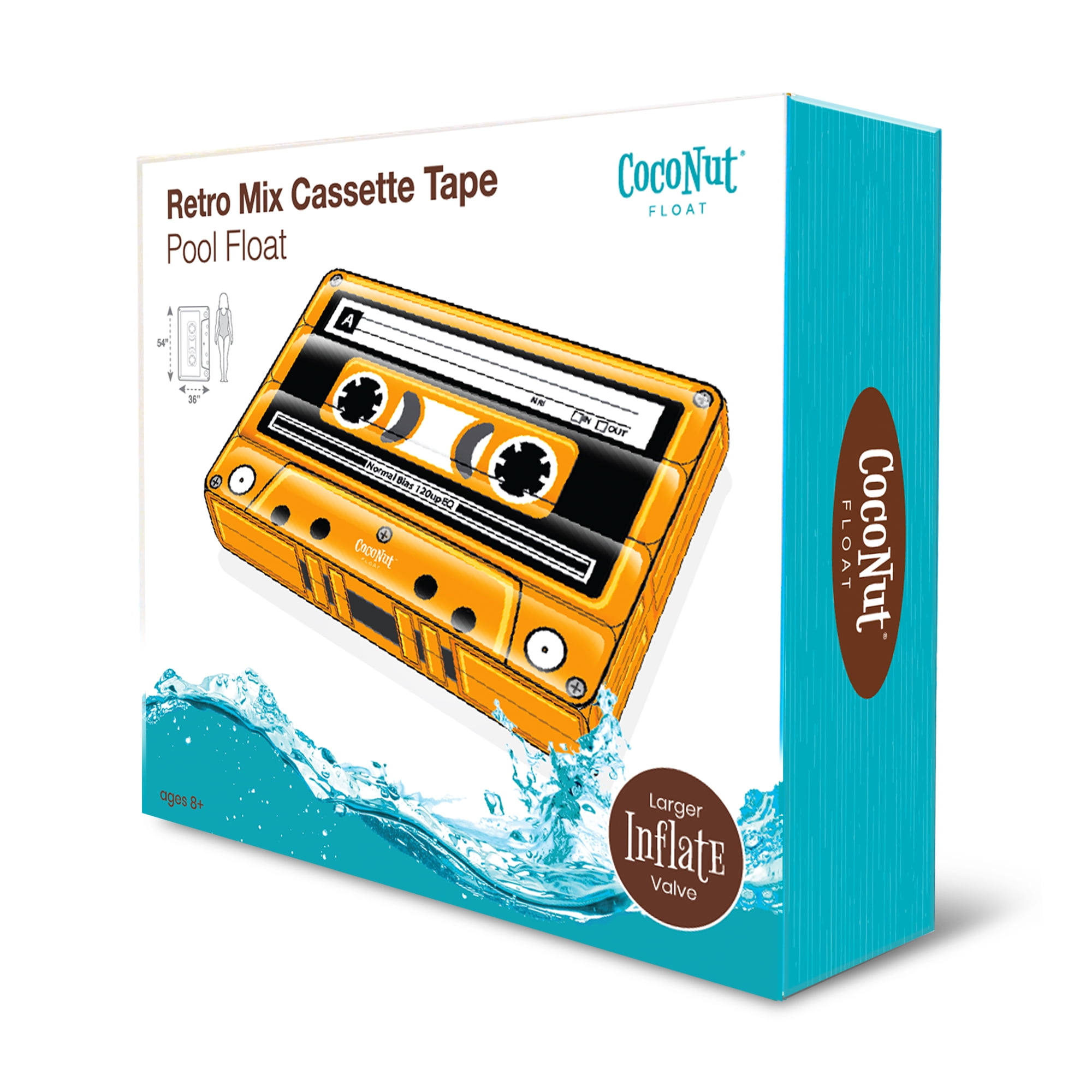Retro Mix Cassette Tape Pool Float - Walmart.com