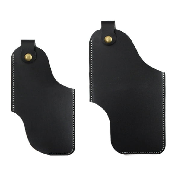 Xingzhi Phone Holster Tool Belt Phones Pouch Simple Small Size Retro PU Leather Cellphone Holder Case Accessory Carrying Holsters L