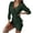 Army Green, variant on Fall Wedding Guest Dresses Fashion Women V-Neck Long Sleeve Slim Fit Buttocks Irregular Dress Black L,Women