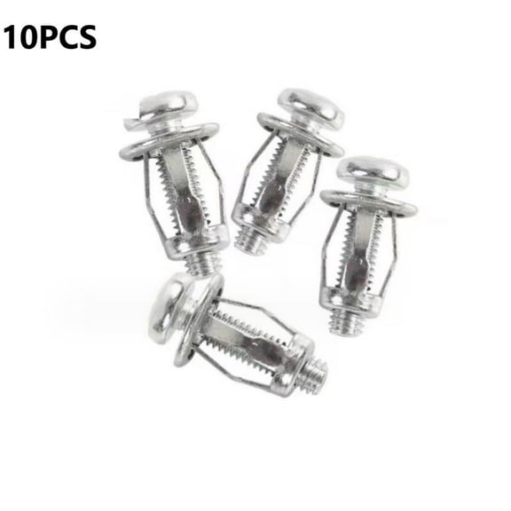 10PCS Metal Heavy Duty Plasterboard Cavity Wall Anchors Plug Fixings M4*20mm