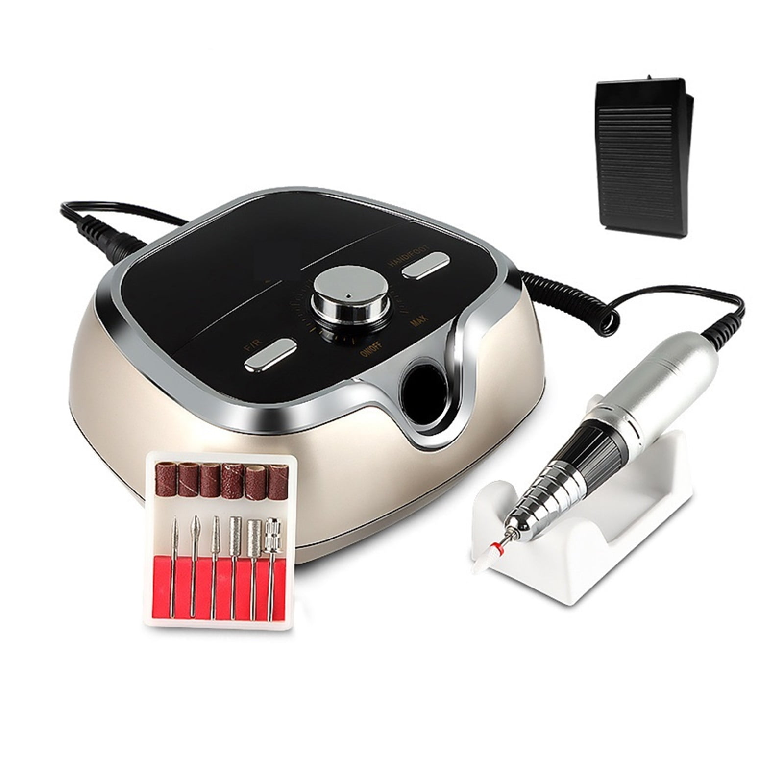 Professional Nail Drill Machine, Low Noise 35000RPM Manicure Machine For Manicure Electric Nail File With Cutter Nail Art Tools ,Low Noise