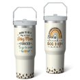 thumbnail image 2 of 1pc Dog mother 30oz Tumbler with Straw & Handle - Insulated Stainless Steel Cup | Holiday Gift for Man Women (Christmas, Valentine's, Birthday), 2 of 7