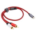thumbnail image 1 of Cable de audio USB tipo C a 2 RCA Altavoz de tableta de 0,5 m para Wdftyju, 1 of 8