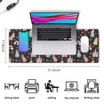 thumbnail image 5 of Long Mouse Pads for Desk,Star Princess Castle Pattern Desk Mats on Top Of Desks, Desk Mouse Pad Extra Large with 3mm Non-Slip Base and Stitched Edge for Gaming,Office,Work,Home 31.5"x11.8", 5 of 6